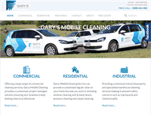 Tablet Screenshot of garysmobilecleaning.com